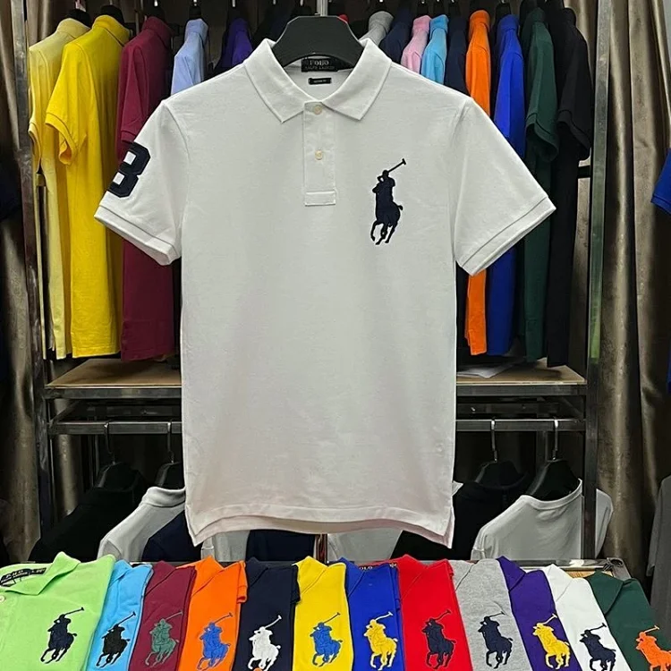 RL Short-sleeved shirt with large logo (Style 19)